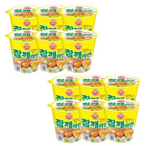 오뚜기 참깨라면 컵 65g 12개