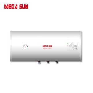 [본사직영] 메가썬 스텐 전기온수기 50리터 하향식 벽걸이 가로형 50L 스테인리스