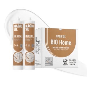 오성 매직씰 바이오 홈 욕실용 주방용 인테리어용 프리미엄실란트 실리콘 화이트, 10개