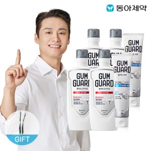 검가드 오리지널 750ml 4개 + 치약 150g 2개(+잇몸칫솔 1개) /임플란트 잇몸 가글 치약 구강청결제