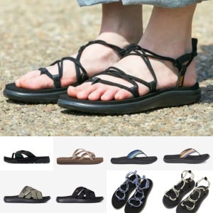 테바 슬리퍼 보야 리바이브 플립플랍 슬라이드