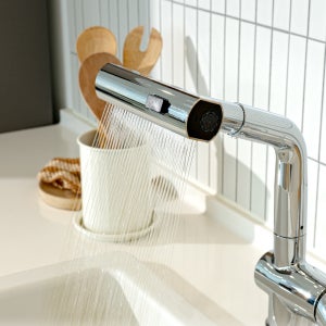 hellod 주방 싱크대 수전 헤드 와이드 폭포수 폭포 수전 10초 헤드만 셀프 교체