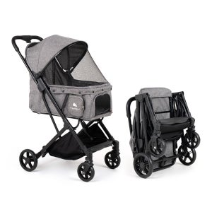 투게더펫 에어 강아지 유모차 기내반입 가능 접이식 중소형견 휴대용 일체형 애견 개모차