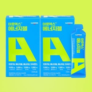 [네이버단독] 일동 아로엑스 에너지젤 파워젤 아르기닌 BCAA 러닝 10포, 2개