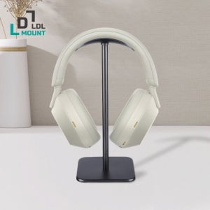 엘디 엘마운트 APL-HD01S 알루미늄 헤드셋거치대 실버 헤드셋걸이 - 블랙