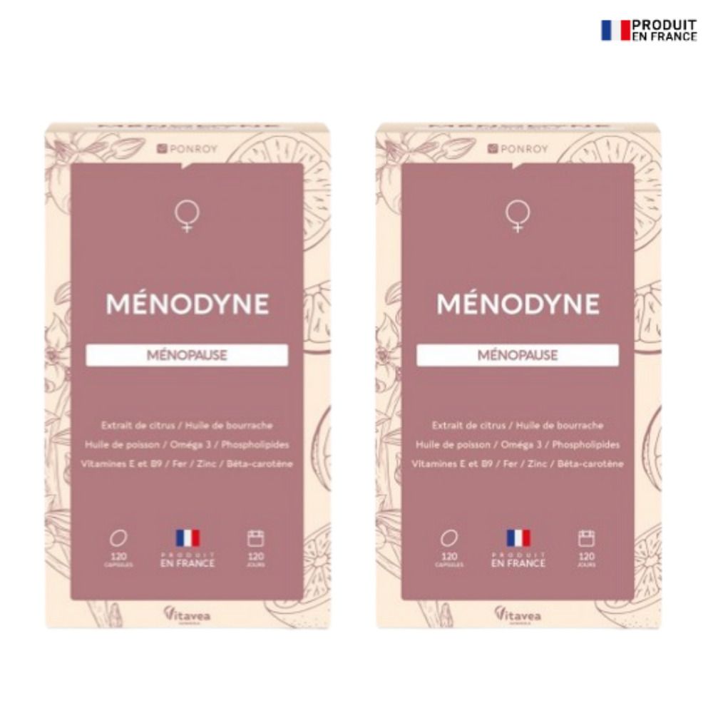 이브퐁루아 메노딘 만해<b>비타민</b> 여성 갱년기 <b>사노페미나</b> 120정 x 2개