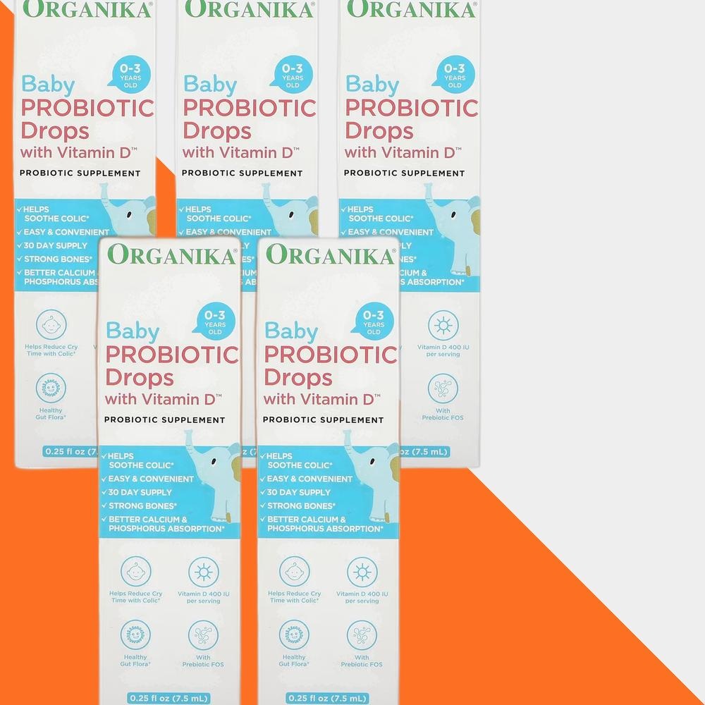 <b>오가니카</b> 유산균 유아 키즈 프로바이오틱스 액상 7.5ml <b>비타민D3</b> 5개