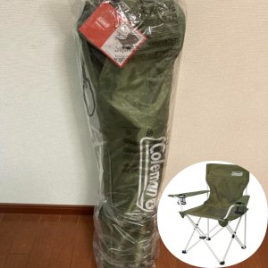 콜맨 리조트 체어 캠핑의자 올리브