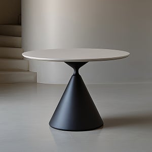 우드띠어리 발렌토 원형테이블 세라믹 블랙 다이닝 거실 식탁