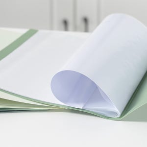 아워리빙 그린 서류화일 A4 클리어 파일 정리 홀더 서류 화일철 30매