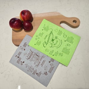 독일 글란츠 셀룰로오스 행주 100% 생분해 되는 친환경 행주 1세트 (10장) (그린10장/ 그레이10장/ 그린5장+그레이5장 중 선택)