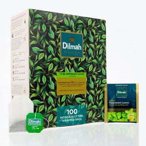 [Dilmah TEA] 딜마 포일 Dilmah FOIL ENV TBAG Pure PEPPERMINT Leaves (100 x 1.5g)
