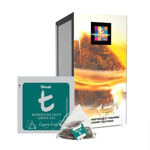 [Dilmah TEA] 딜마 t 시리즈 Dilmah T-SACHET MOROCCAN MINT GREEN TEA (50 x 2g)