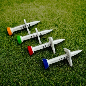 빅보스만물상 1+1 골프티 세트 높이조절 에이밍 티 비거리 정확도 향상 내구성 강화