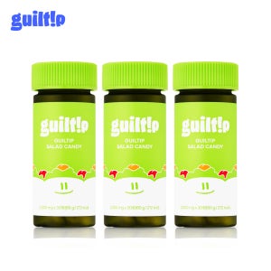 길팁 샐러드캔디 식이섬유 야채혼합농축분말 사과맛 30정, 3개