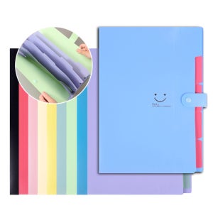 아워리빙 스마일 서류화일 문서정리 클리어 파일 정리 홀더 서류 수납 보관