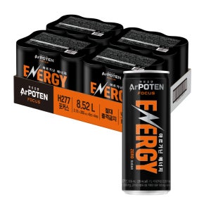 아르포텐 포커스 에너지 드링크 파인애플 앤 오렌지, 355ml, 24개