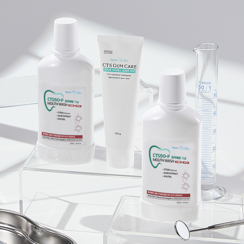 덴티후 CTS50-F 충치예방가글 구취제거 <b>구내염</b> 구강청결제