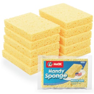 스폰덱스 스폰텍스 노스크레치 셀룰로스 천연 수세미 10매