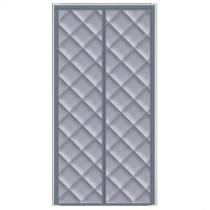 두꺼운 찍찍이 방풍막 100cm x 220cm 보온 방수 현관 창문 냉기 차단 난방 커튼