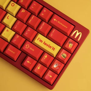 맥도날드 커스텀 키보드 키캡 귀여운 굿즈 2type