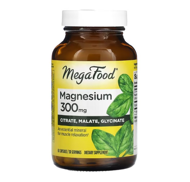 메가푸드 <b>마그네슘 컴플렉스</b> 킬레이트 60캡슐 글리시네이트 말산 말레이트 시트레이트 구연산