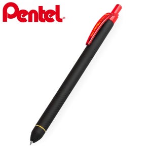 펜텔 에너겔 슬림 속건성 번짐방지 가벼운 중성펜 10g 0.7mm 레드, 1개