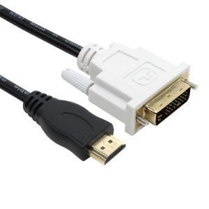 HDMI to DVI케이블 1m 컴퓨터 TV 노트북 모니터 연결선 RNX0196