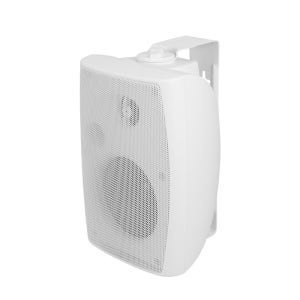 Coms 실외용 북쉘프 매장 스피커 20W White JA386