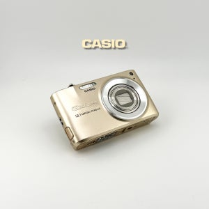 카시오 CASIO 엑슬림 EX-Z400 골드 수채화 감성 레트로 디지털 카메라