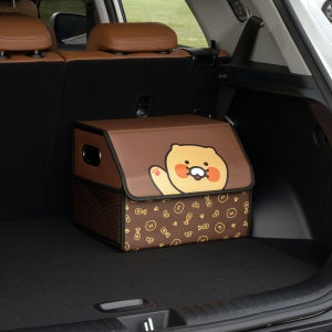 카카오프렌즈 춘식이 클리어 차량용 트렁크 보관함 트렁크 정리함 대용량 접이식 보관함 (소형)