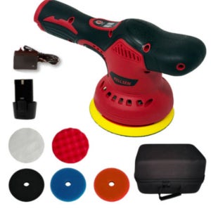 켈슨 광택기 차량용 기스 제거 무선 폴리셔 패드 배터리 1ea