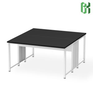 중앙실험대 실험실책상 철재 NK실험대 / 1500x1500x800mm (NK-A1515)