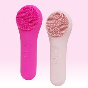 멜리언스 1+1 진동클렌저 실리콘 브러쉬 전동 세안기 피지제거 모공 클렌져