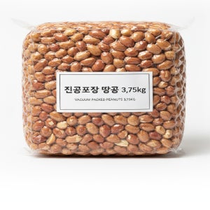 명식품본사 볶음땅콩 1관 AAA급 진공포장 볶은 식당식자재 도매가 3.75kg, 2개