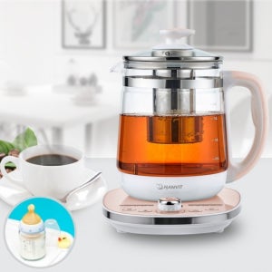 한빛 분유 포트 커피 차 티 약탕기 보온 보리차 차탕기 주전자 1.8K 대용량 무선