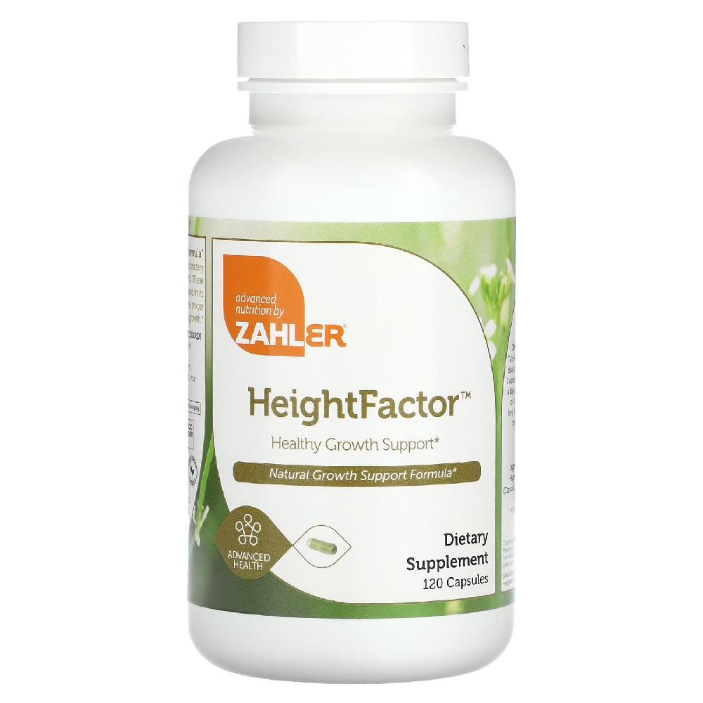 잘러 하이트팩터 HeightFactor 판토텐산 <b>클로렐라 L</b>라이신 비타민K 캡슐 120정