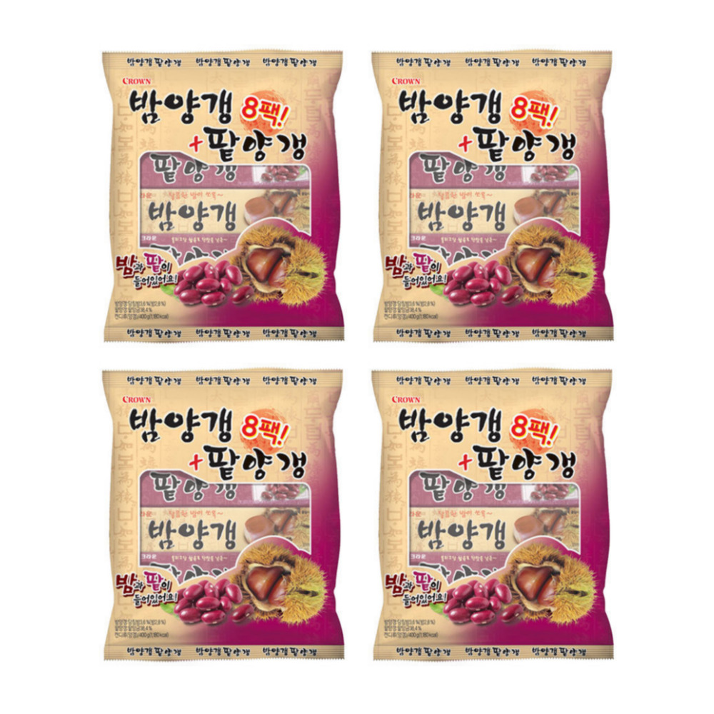 연양갱 8번들(밤양갱+팥양갱) 4팩(총32개) (11,340원) (무료)