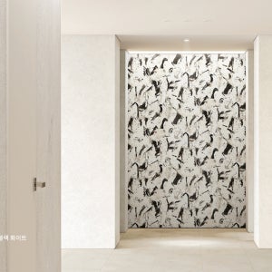 [LG벽지]실크벽지 프리미엄 디아망 백야 PR058-01