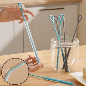 실리콘 빨대 세척솔 브러쉬