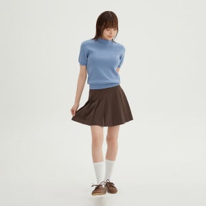 [에센셜] 스파오 플리츠 미니 스커트 SPWHF49W02