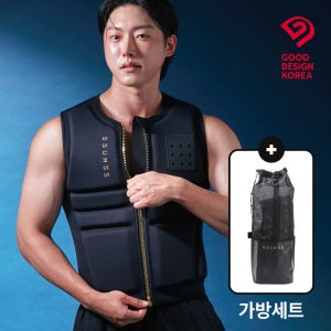 썸쓰 웨이크베스트 성인 구명조끼 라이프자켓 남자 여자 PRO+가방세트 120kg