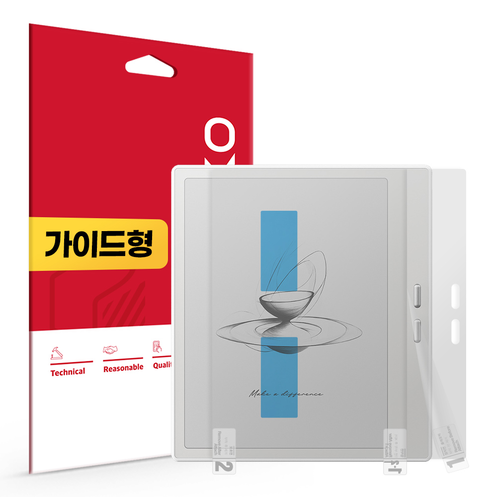 지문방지 저반사 액정보호필름 오닉스 북스 고7 흑백, 1매입