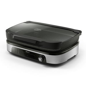 필립스 5000시리즈 대형 멀티 전기 그릴 퀵예열 유리 뚜껑