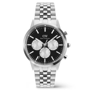 다니엘 웰링턴 ICONIC CHRONOGRAPH LINK 판다 크로노그래프 남성 손목시계