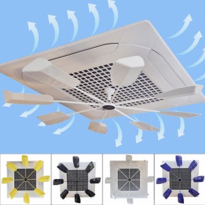 제노믹스 시스템 에어컨 순환팬 바람막이 날개 NRW-4000 화이트