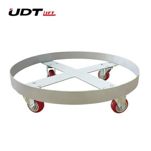 UDT 리프트 드럼돌리 드럼통 운반기 스텐 원형카트 5.4kg SD-55S
