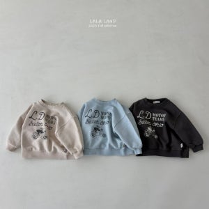 XS-XL 라라랜드 가을 맨투맨 티셔츠 레빗 바이크 긴팔 티 아기 여아 남아 키즈 등원룩