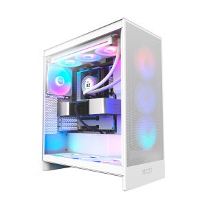 NZXT H7 FLOW RGB V2 화이트 미들타워케이스 PC케이스