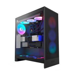 NZXT H7 FLOW RGB V2 블랙 미들타워 PC케이스
